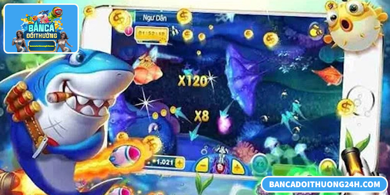 Bắn cá đổi thưởng 3D giải trí hiện đại, đồ họa sống động, dễ chơi